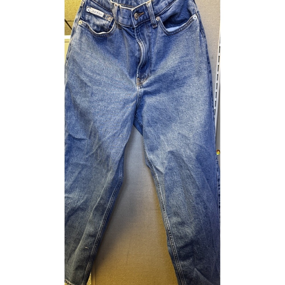 Calvin Klein Mint Women's 26 Reg Barrel High Rise Loose Fit  Jeans MSRP$99 A24